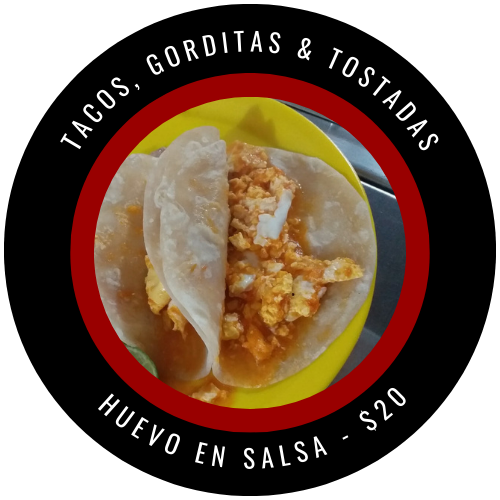 Tacos Mañaneros Huevo en Salsa