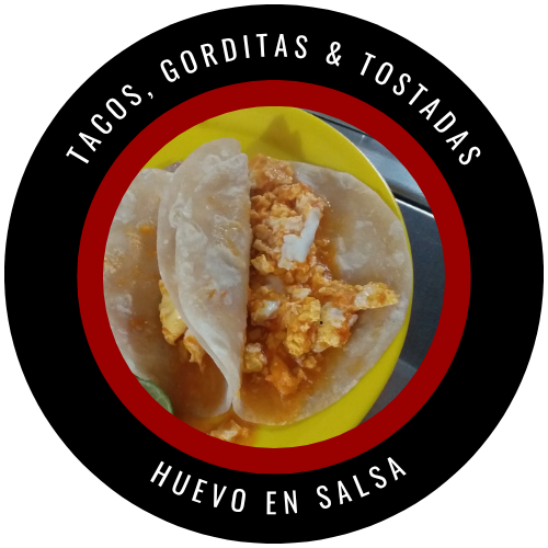 Tacos Mañaneros Huevo en Salsa